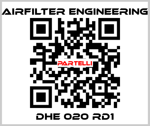 DHE 020 RD1 Airfilter Engineering