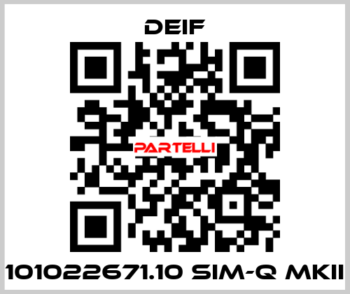 101022671.10 SIM-Q MKII Deif