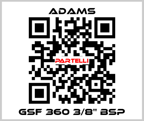 GSF 360 3/8" BSP ADAMS