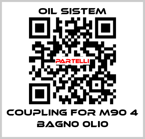 coupling for M90 4 BAGN0 0LI0 Oil Sistem