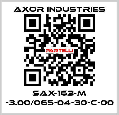 SAX-163-M -3.00/065-04-30-C-00 Axor Industries