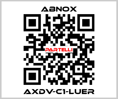 AXDV-C1-LUER ABNOX