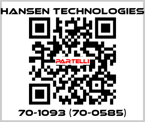 70-1093 (70-0585) HANSEN TECHNOLOGIES