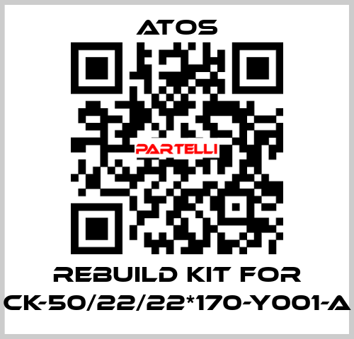 rebuild kit for CK-50/22/22*170-Y001-A Atos