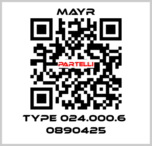 Type 024.000.6  0890425 Mayr