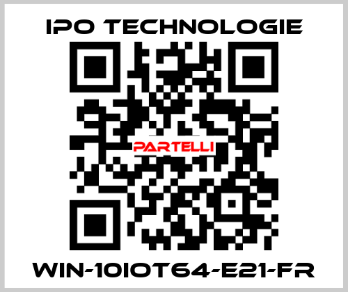 WIN-10IOT64-E21-FR IPO Technologie