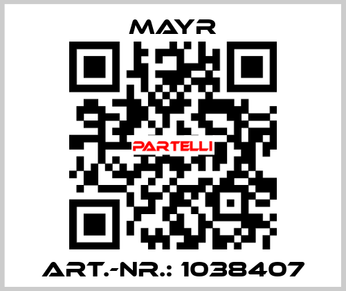 Art.-Nr.: 1038407 Mayr