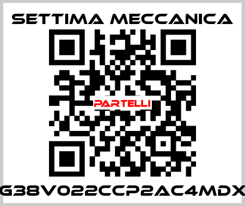 G38V022CCP2AC4MDX Settima Meccanica