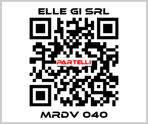 MRDV 040 ELLE GI SRL