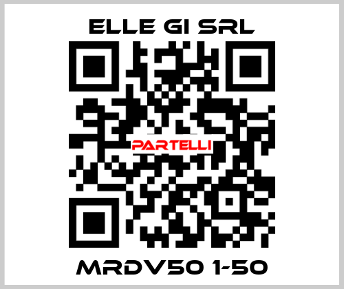 MRDV50 1-50 ELLE GI SRL