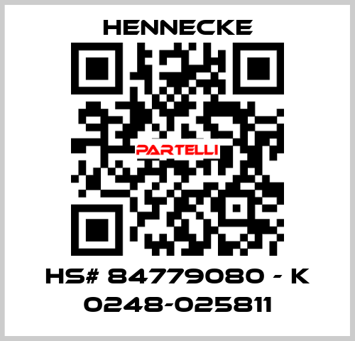 HS# 84779080 - K 0248-025811 Hennecke