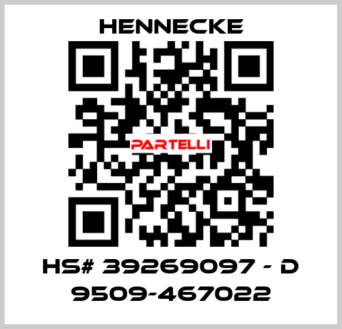 HS# 39269097 - D 9509-467022 Hennecke