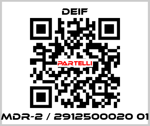 MDR-2 / 2912500020 01 Deif