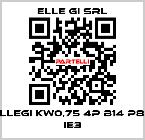 Ellegi Kw0,75 4P B14 P80 ie3 ELLE GI SRL