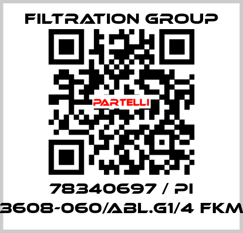 78340697 / PI 3608-060/ABL.G1/4 FKM Filtration Group