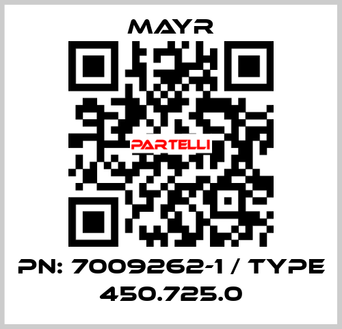 PN: 7009262-1 / Type 450.725.0 Mayr