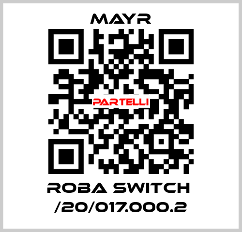 ROBA Switch  /20/017.000.2 Mayr