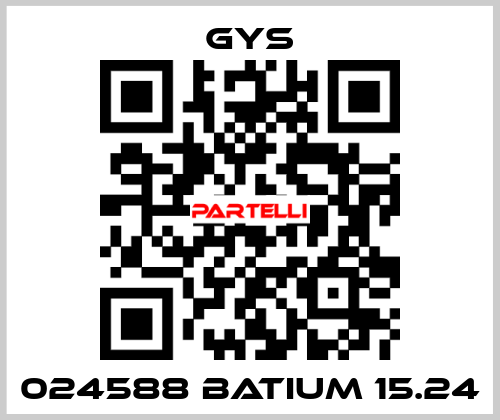 024588 BATIUM 15.24 GYS