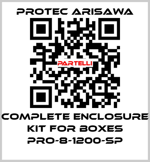 Complete enclosure kit for boxes PRO-8-1200-SP Protec Arisawa