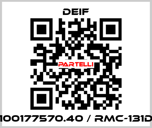 100177570.40 / RMC-131D Deif