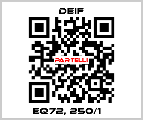 EQ72, 250/1 А Deif