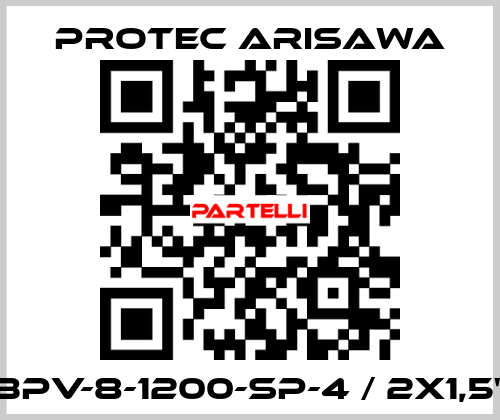 BPV-8-1200-SP-4 / 2x1,5" Protec Arisawa