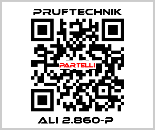 ALI 2.860-P  Pruftechnik