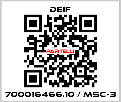 700016466.10 / MSC-3 Deif