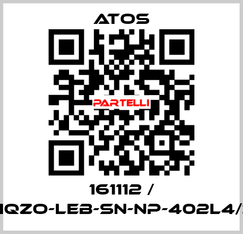 161112 / LIQZO-LEB-SN-NP-402L4/Z Atos