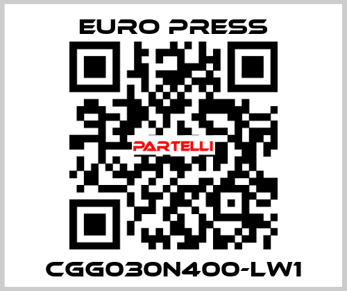 CGG030N400-LW1 Euro Press