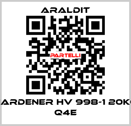 HARDENER HV 998-1 20KG Q4E Araldit