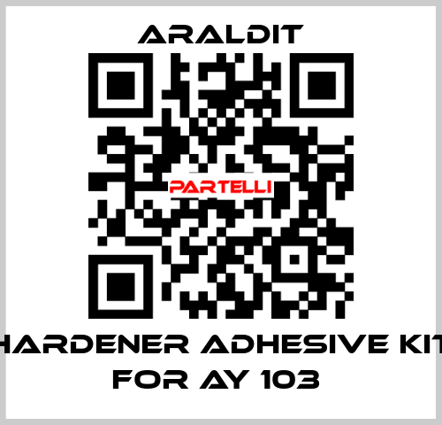 Hardener adhesive kit for AY 103  Araldit