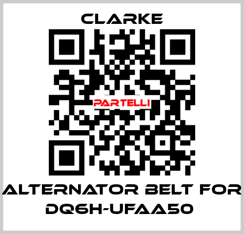 Alternator Belt for DQ6H-UFAA50  Clarke