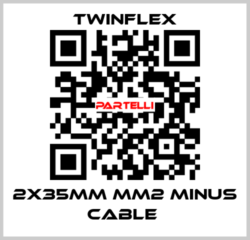 2x35mm mm2 MINUS cable  Twinflex