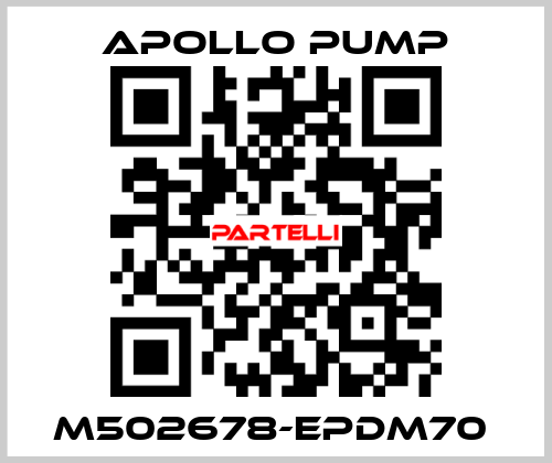 M502678-EPDM70  Apollo pump