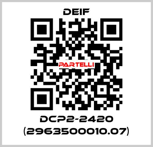 DCP2-2420 (2963500010.07) Deif