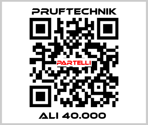 ALI 40.000  Pruftechnik