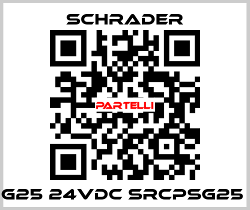 G25 24VDC SRCPSG25  Schrader..