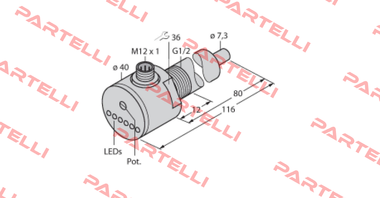 FCS-G1/2A4-AP8X-H1141/L080 Turck