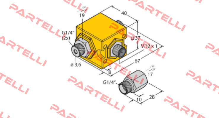 FCIC-G1/4A4P-PL-H1141/1.0 Turck