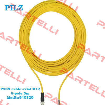 PSEN cable axial M12 8-pole 5m MatNr:540320 Pilz