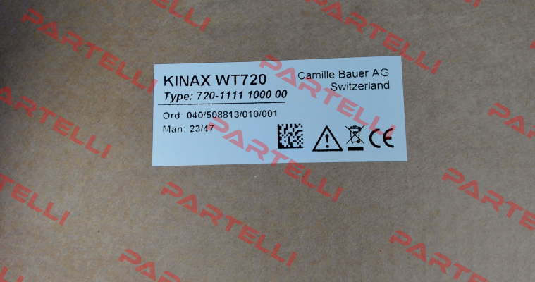 KINAX WT720 / 720-1111 1000 00 Camille Bauer