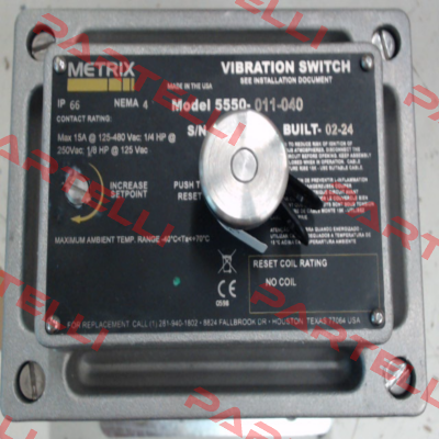 5550-011-040 Metrix