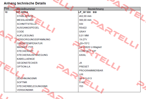 307-00004 TR Electronic