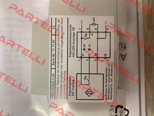 P/N: 132669-020 Type: HAD-18mg82b1-5NT1 2m Klaschka