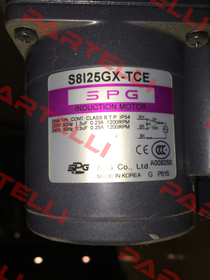 S8I25GX-TCE Spg Motor