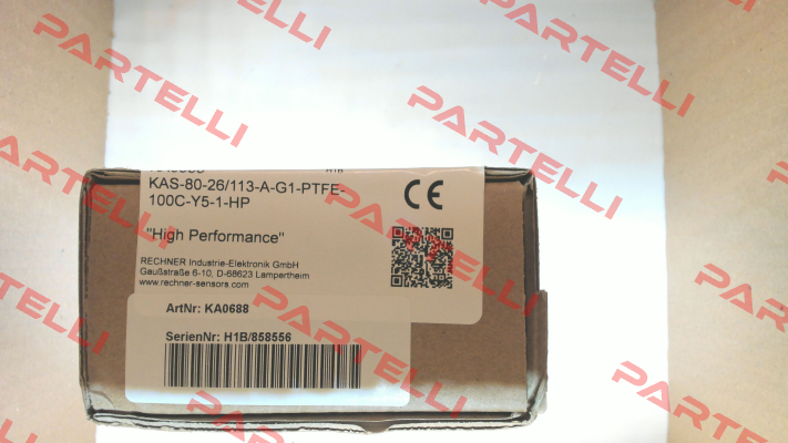 p/n: KA0688, Type: KAS-80-26/113-A-G1-PTFE-100C-Y5-1-HP Rechner