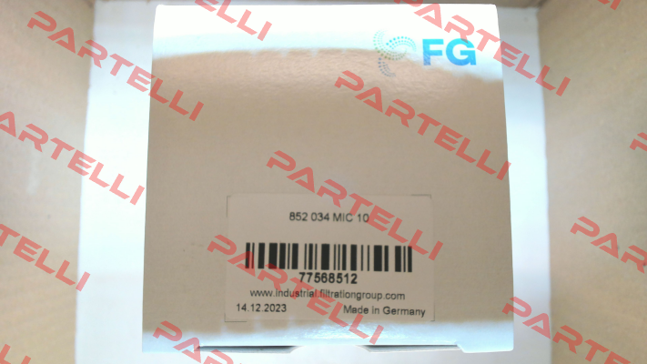 852 034 MIC10 NBR / PN: 77568512 / F-21810186 MAHLE