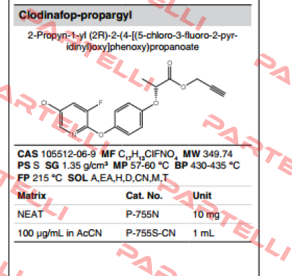 P-755N (chemical) 10 mg  AccuStandard