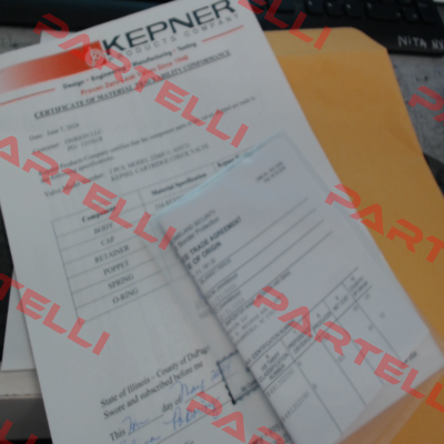 3.1 certificate (Material Traceability Report) KEPNER